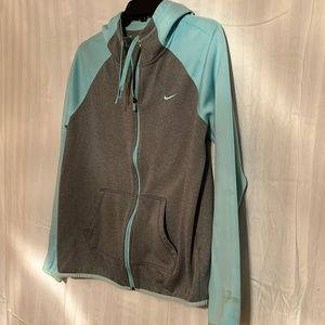 Women NIKE- full zip hoodie size Medium- Therma-fit